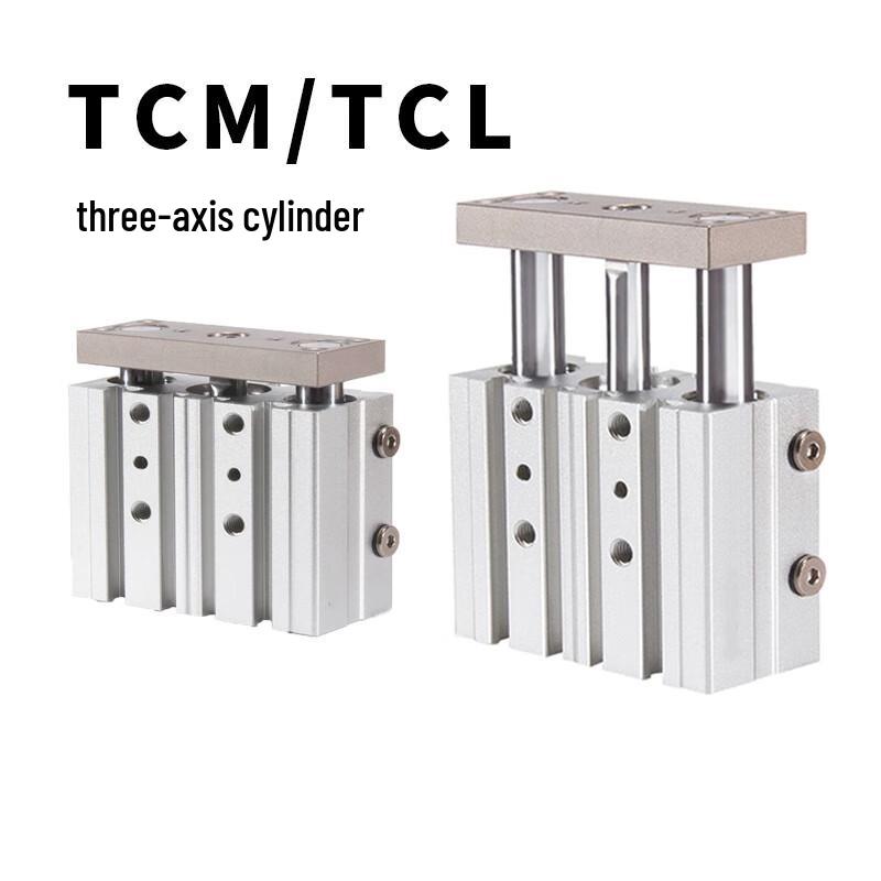 

Pneumatic Three-Axis Guided Rod Cylinder TCM25-125S
