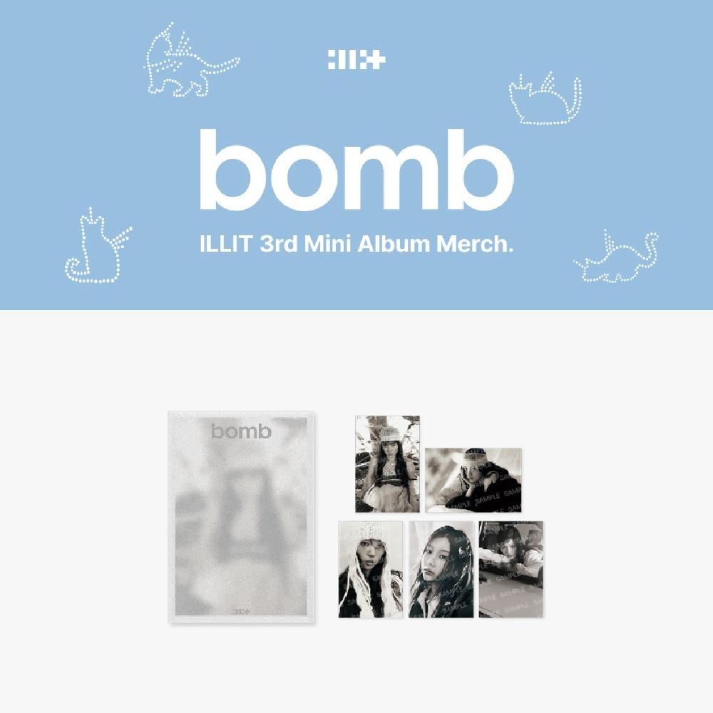 

Предзаказ ILLIT 3-й мини-альбом bomb Официальный MD Набор фотографий