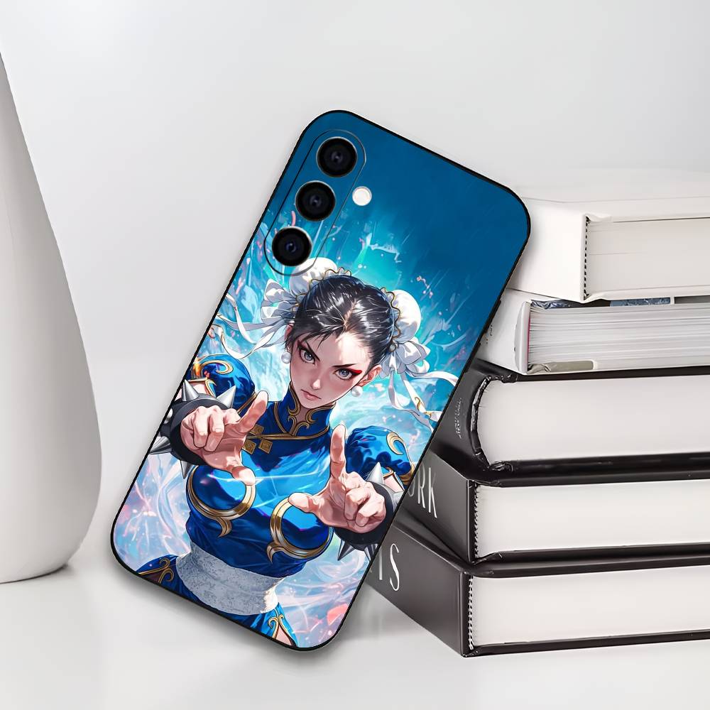 S-Street Fighter ChunLi Chun Li Phone Case Silicone Soft For Samsung Galaxy A73,A72,A71,A70,A53,A52,A51