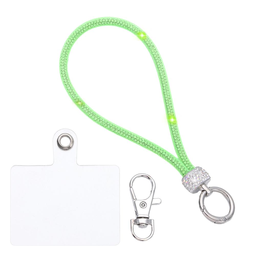 Glitter Rhinestone Phone Lanyard Phone Diamond Crystal Wrist Straps Keychain Hanging Anti-lost Rope