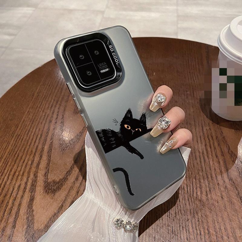 

Чехол Cat Flower для iPhone 16 Samsung A55 A35 A34 S24 FE Xiaomi Redmi Note 13 Pro 14C Huawei Honor 200 противоударный бампер для телефона с защитой от царапин Samsung S24 Plus