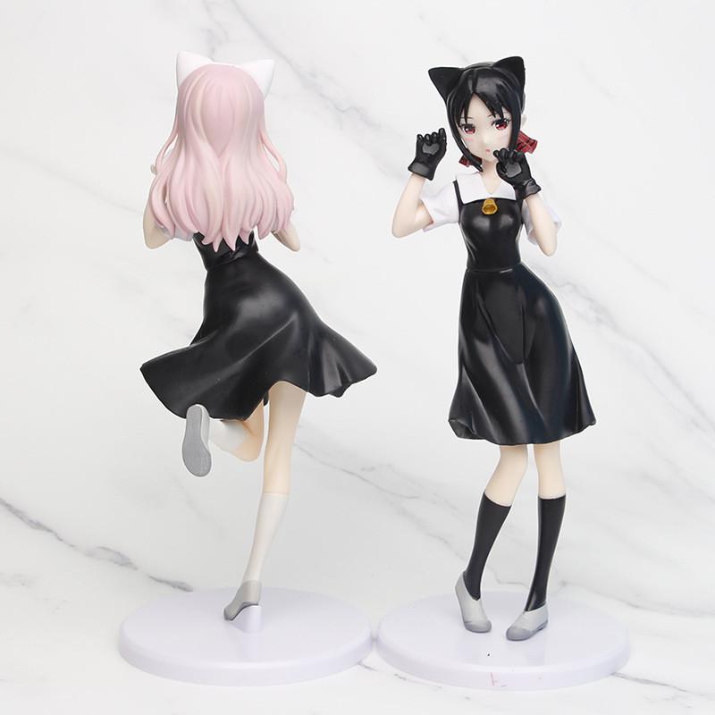 Elegant Kaguya-sama Model Kaguya Shinomiya Chika Fujiwara Pvc Anime Figurine 22cm Display Piece