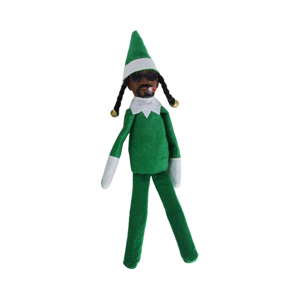 10 Inches Christmas Elf Doll Resin Plush Toys Christmas Ornaments for Home Festival Party