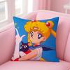 Anime S-Sailor Moons Cushion Cover Comfortable Reversible Pillow Cover Ideal For Car Sofa Bedroom & Beyond