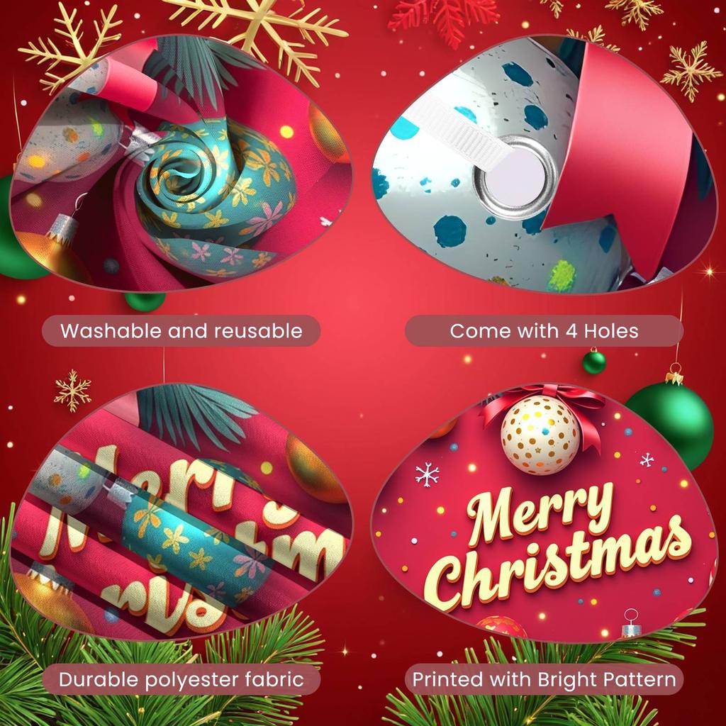 Holiday Banner Snowflakes Christmas Party Banner Xmas Decoration Banner Holiday For Christmas Eve Winter Event Christmas Party