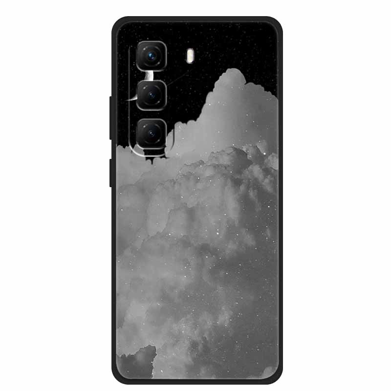 Per Custodia Infinix Hot 50 5G Fiori Morbido Silicone TPU Antiurto Custodie per Telefono per Infinix X6720 Animali Lupo Cool Copertura Protettiva