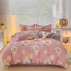 Skin-friendly Cotton Plant Cashmere Thickened Sanded Four-piece Bedding Set Dormitory Three-piece Set Bed Sheet Quilt Cover