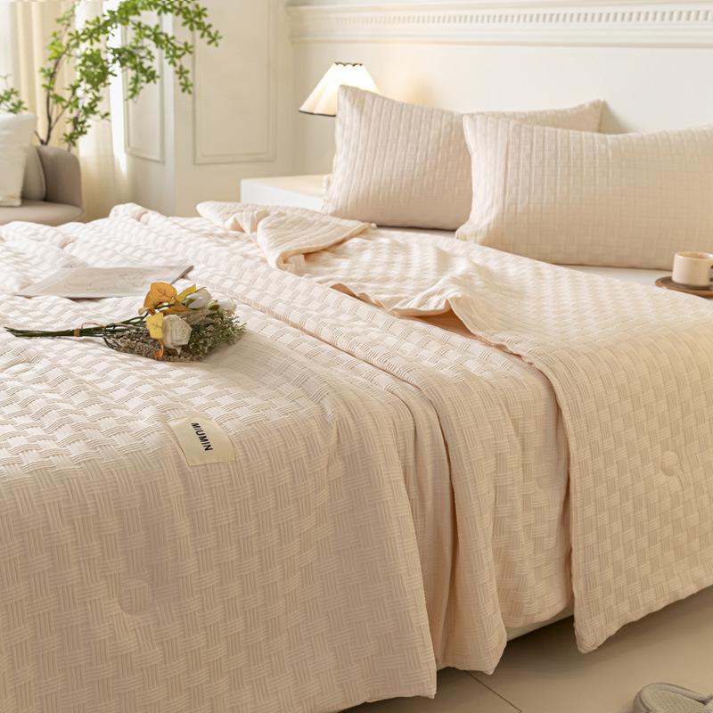 Summer Light Comfortable Simple Cool Quilt Machine Washable Washable Skincare Breathable Thin Spring Air Conditioning Blanket
