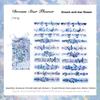 Journamm 20 Stück/Packung Spitze Blume Schmetterling Lang PET-Aufkleber DIY Collage Zubehör Kreative Dekoration Schreibwaren Ästhetische Aufkleber