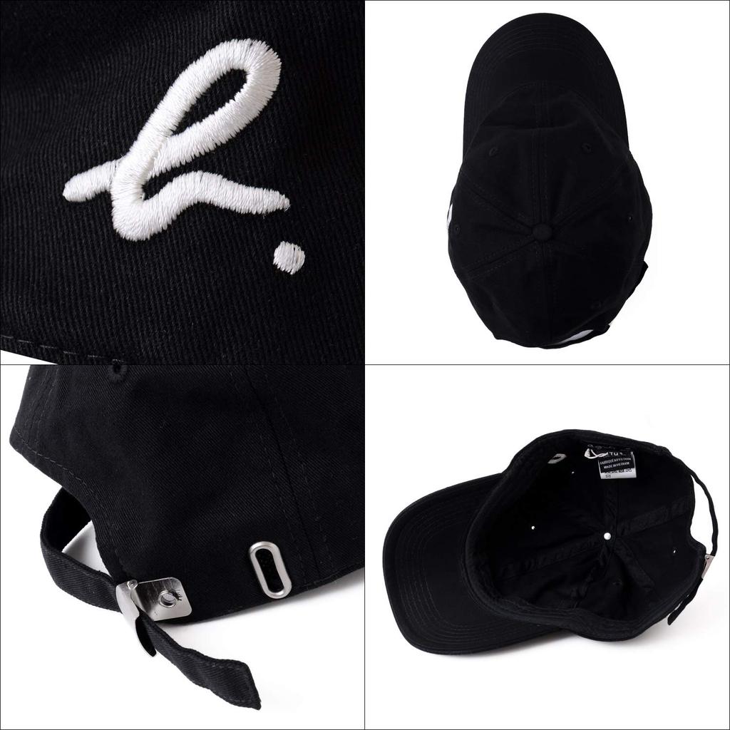Agnes b. Cap Black Logo One Point Simple