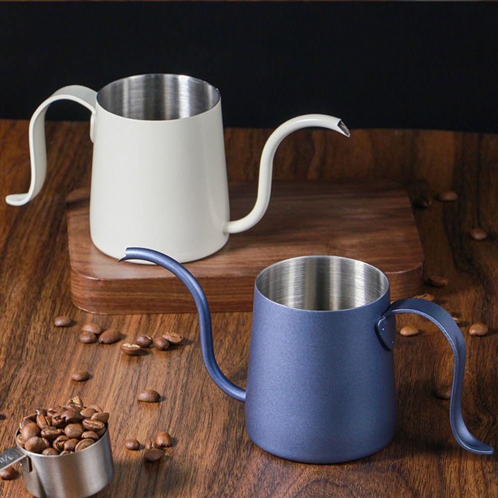 Lange Schmale Tülle Schwanenhals Kaffeekanne 250ml Pour Over Tropfkaraffe Küchengebrauch