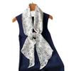 Fresh Temperament Polka Dot Mulberry Silk Silk Scarf Spring Femininity Versatile Silk Chiffon Streamer Travel Shawl Accessories