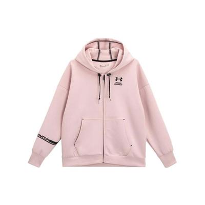 Summit Strickjacke mit durchgehendem Reißverschluss und Kapuze Trainingsjacke Damen Jacke Rosa 1374464-676