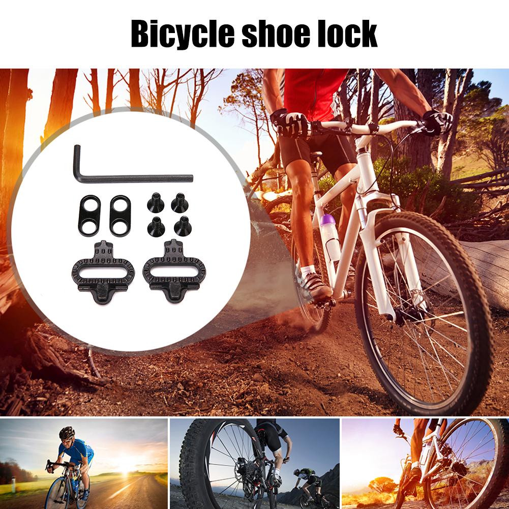 Mountain Bike Parts Bicycle Pedal Self Locking Anti-Slip Shoes Cleats Cycling Riding Shoes Cleats Bike Accessories