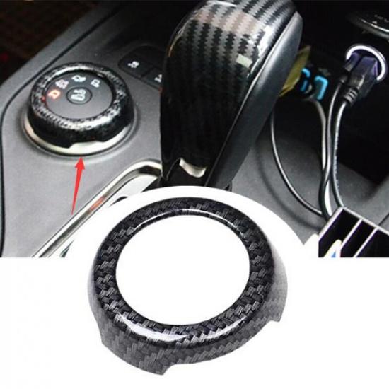 Carbon Fiber Middle Console Mode Adjustment Trim auto For Ford Ranger 2015-