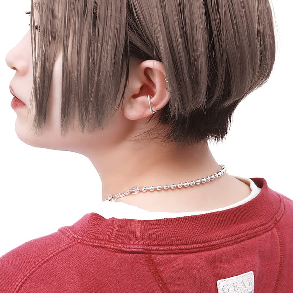 Shinjuku Gin no Kura Triangle Ear Cuff (Single Ear) - 925 Sterling Silver - Simple, Understated, Slim Fit - Perfect for Non-Pierced Earrings