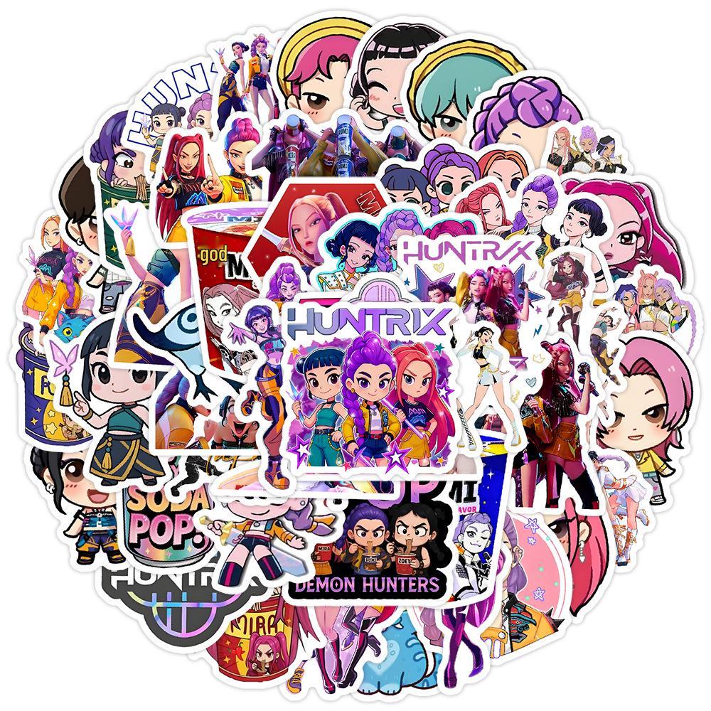 Dragon Ball & One Piece Waterproof Graffiti Stickers - 50/100 Pack for Phone, Fridge, Luggage, Notebook & Journal Decoration