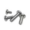 10 Pack Stainless Steel Hex Socket Cap Screws, M6 x 35mm, 304 SS Flat Head Hex Drive Machine Screws, Corrosion Resistant