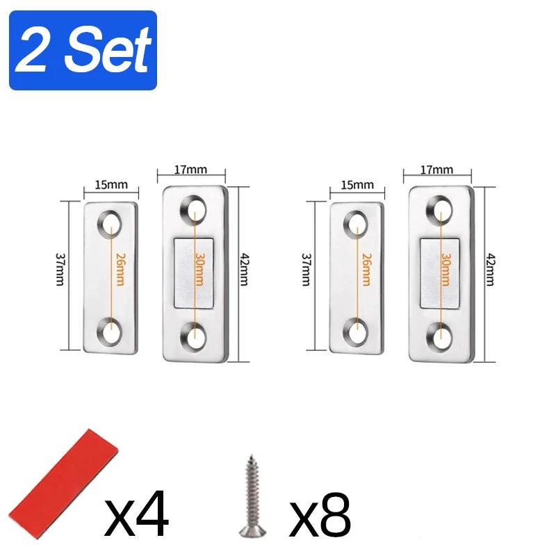 20/1Set Selbstklebende Magnetische Schrankverschlüsse Unsichtbare Magnete Türstopper Patch Möbel Schublade Fenster Türschließer Riegel