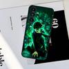 Anime B-Blue L-Lock Phone Case For Samsung S25,S24,S23,S22,S21,S20,S10,Ultra,Plus,Lite,FE,Soft Silicone Black Cover