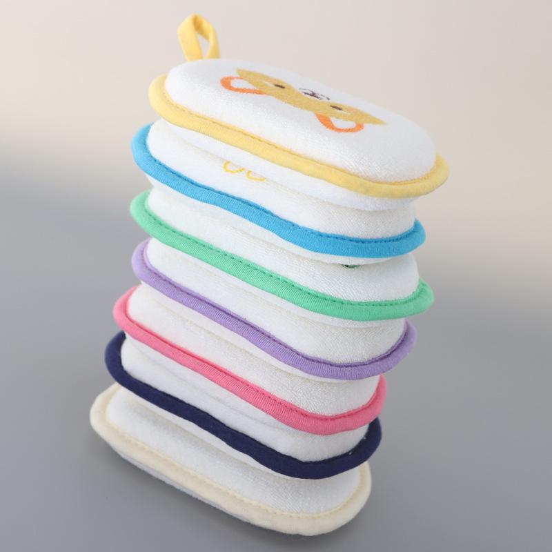 Infant Bath Sponge & Loofah Set for Newborns