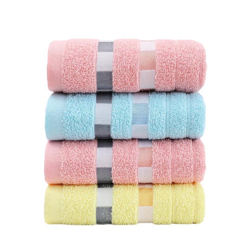 Pure Cotton Towel, Face Wash Thickened Absorbent Household Dry Hair Towel, Adult Male and Female Students Take a Shower and Wipe Their Faces Soft