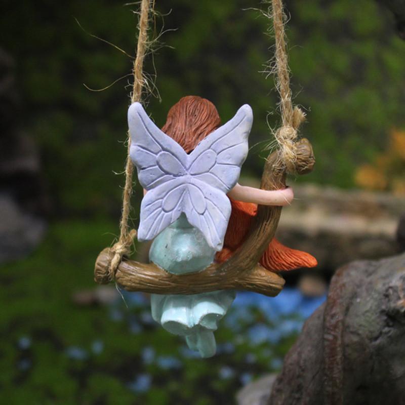 Rustikale Feenharzfigur im Gartenstil für Feiertags- und Event-Geschenkideen