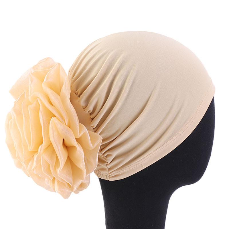 Caciula Turban De Flori De Matase De Lapte Stil Primavara Si Toamna Tjm -262