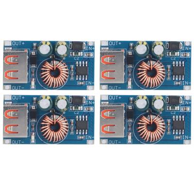 4 Stück Abwärtsmodule Einstellbare DC-Wandler zum Aufladen von Telefonen, Autoladen, Fahrtenschreiber