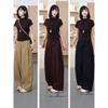 2026 New High-End Wide-Leg Pants Casual Pants for Women Straight-Leg Fashionable Versatile Loose Long Pants