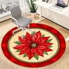 1PC Christmas Poinsettia Chair Carpet for Office, Indoor Non-Slip Washable  Carpet, Soft Comfortable Mat For Office Room Yy250930123