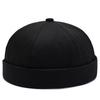 Unisex Brimless Hat: Round Top Melon Cap, Hip-Hop Style & Landlord Design for Spring/Autumn