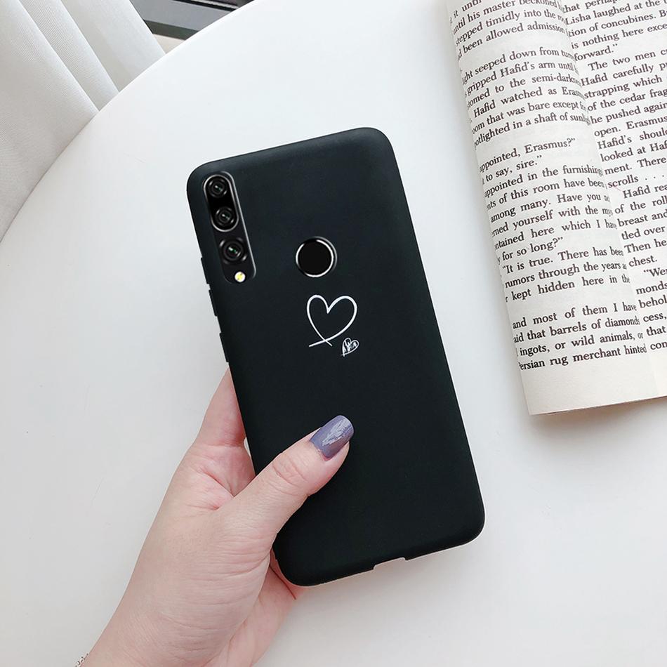 For Huawei Honor 9X STK-LX1 Case Soft Matte Silicon Cute Cat Cactus Cover For Honor 9X Honor9X 9 X Premium Pro Phone Case Bumper