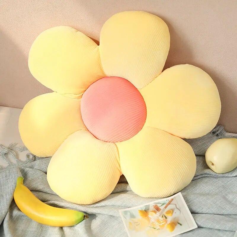 6 Styles Sunflower Pillows Small Daisy Cushions Petals Flowers Cute Birthday Gifts 40/50/60cm Home Decorations Bedroom Office Supplies