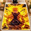 Flannel BlanketNaruto Uzumaki Warm Soft Throw Blanket for Indoor Sofa Bed Living Room Use