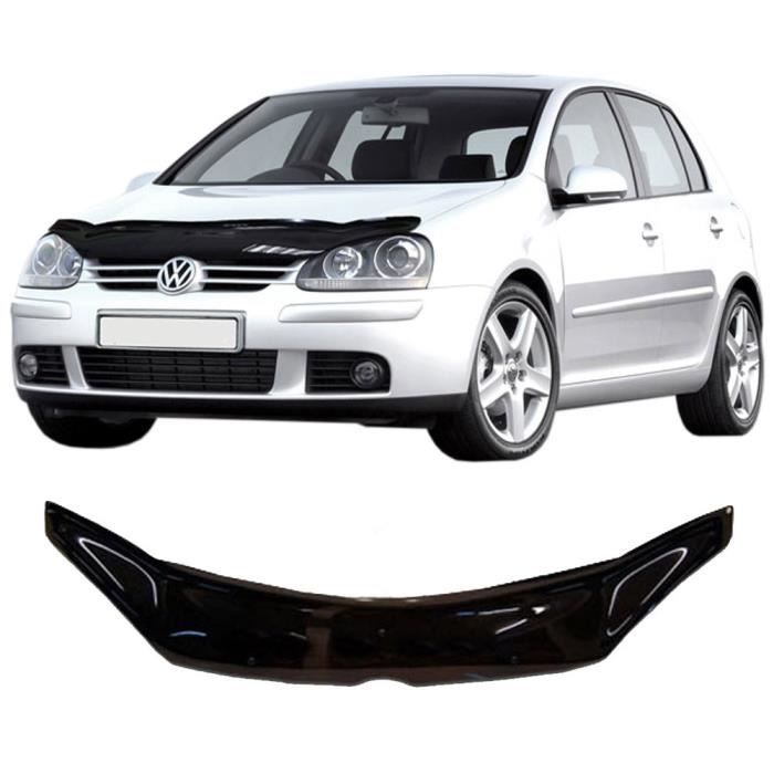 Déflecteur de Capot - SCOUTT - Volkswagen Golf 5 - ABS Plastique - Installation Facile - Noir