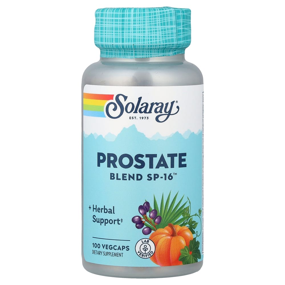 Solaray Prostate Blend SP-16 Vegetarian Capsules, 100 Tablets