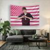 1pc  JJustin BBieber Patriotic American Flag Wall Art Decor Outdoor Fabric BannerFestivals  Checkered Sweater Design