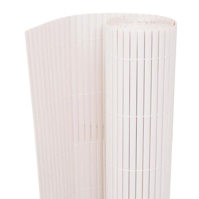 Clôture de jardin - vidaXL - Double face - 90 x 300 cm - PVC - Résistante aux intempéries