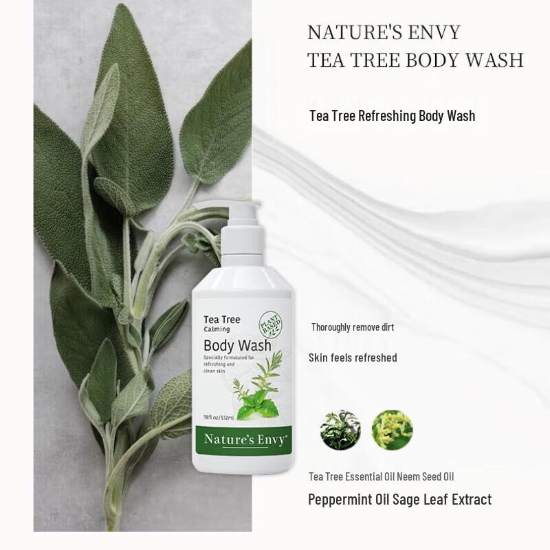 Nature's Gate Tea Tree Invigorating Body Wash 532ml