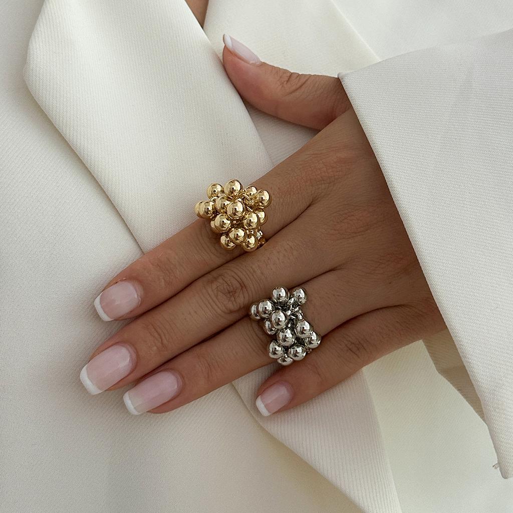 Irregular Hollow Winding Ring, Niche Design, Open Mouth Ring, Personalized And Versatile Bracelet
