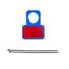 Blue 3-Piece Swimming Pool Hose Support Bracket Set, Pipe Holder for Above Ground