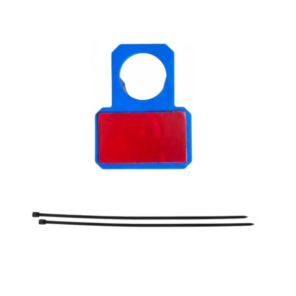 Blue 3-Piece Swimming Pool Hose Support Bracket Set, Pipe Holder for Above Ground