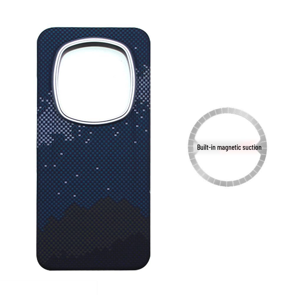 Kevlar Magnetic Phone Case for Honor Magic 8: Slim, Lightweight, Anti-Fingerprint Aramid Fiber Protection.