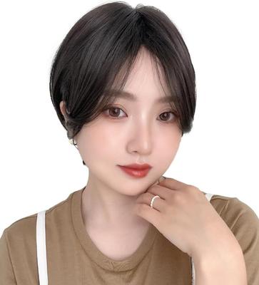 Brightlara Short Bob Wig, Full Wig, Short Bob Wig, Women's Wig, Black Hair, Men's Wig, tf1754-BC