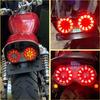 Motocycle Taillight Integrate LED Brake Turn Signal Lamp Plate w/License Bracket