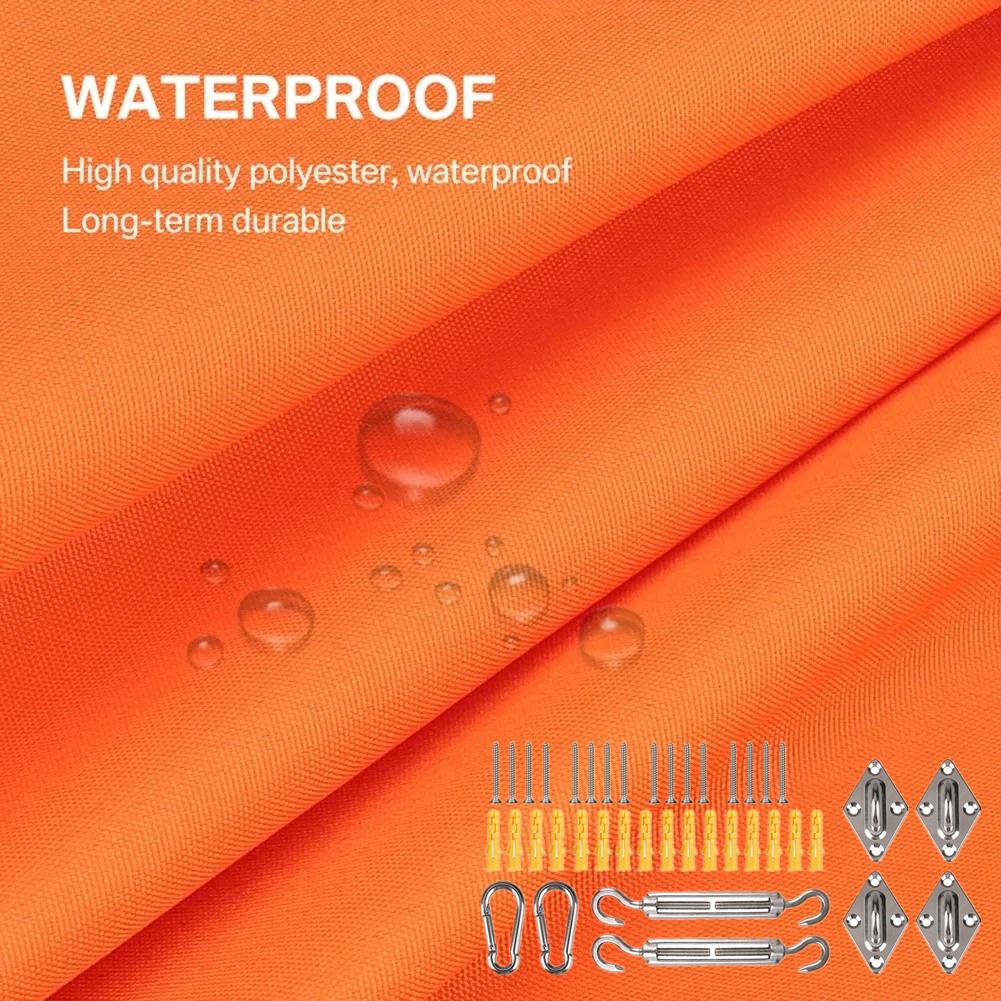 Shade Sun Sail Curved Commercial Outdoor Shade Cover Rectangle Triangle Heavy Duty Waterproof for Backyard Patio Garden Deck