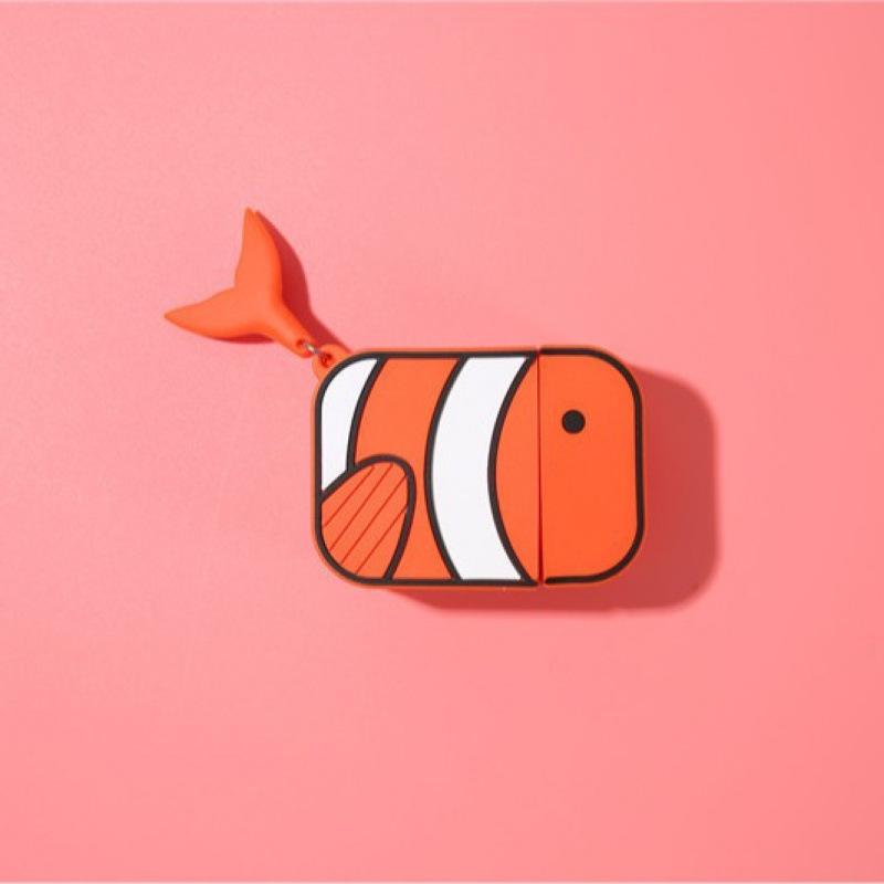 Whale Clownfish Shark Bluetooth Earphone Case for Apple AirPods Pro (1st, 2nd, 3rd Gen) - 3rd Gen Protective Cover