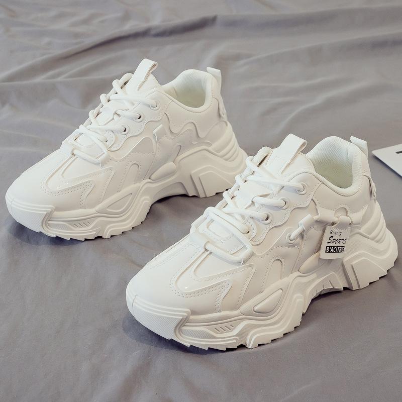 2026 New Versatile Daddy Shoes Women's Thick-soled Heightening Sports Students