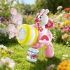 Electric Bubble Blower Rabbit Automatic Bubble Machine for Kids Colorful LED Lights Outdoor Toy for Birthday Party Fun Gift for Toddlers Girls
